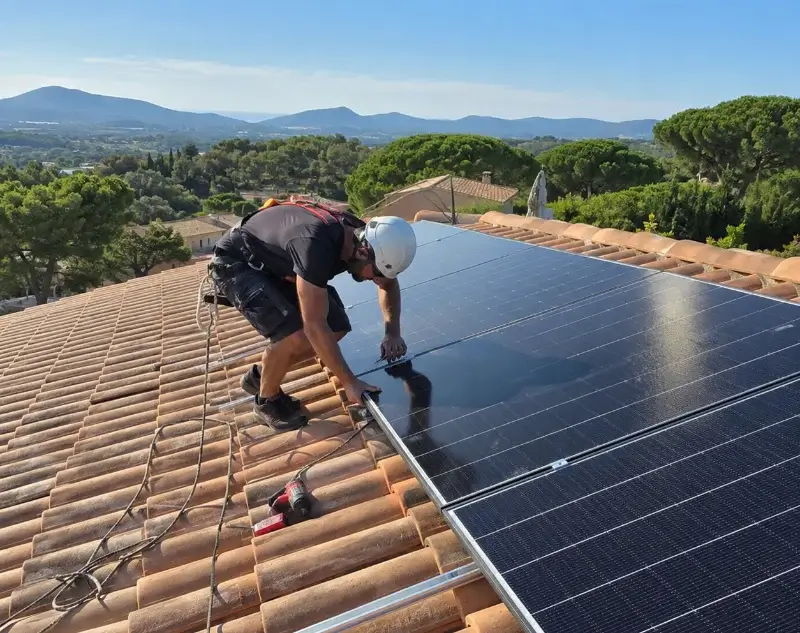 Installateur panneaux solaires Cébazan — pose photovoltaïque sur toiture